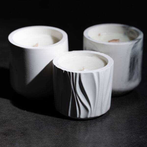 06 Bougie artisanale parfumée avec mèche en bois crépitant de 110 grammes