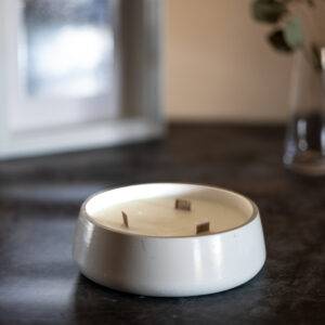Bougie parfumée mèche qui crépite
