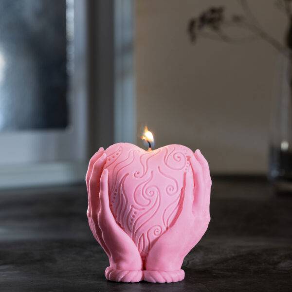 Bougie parfumée artisanale, cadeau St Valantin