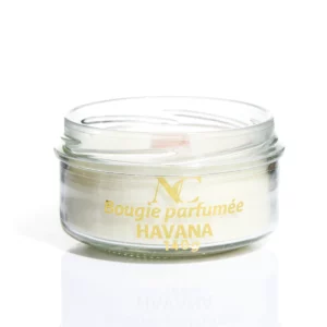 Bougie parfumée artisanale de 140g avec une mèche en bois crépitante, créée à partir de cire végétale et parfumée pour une atmosphère accueillante et écologique