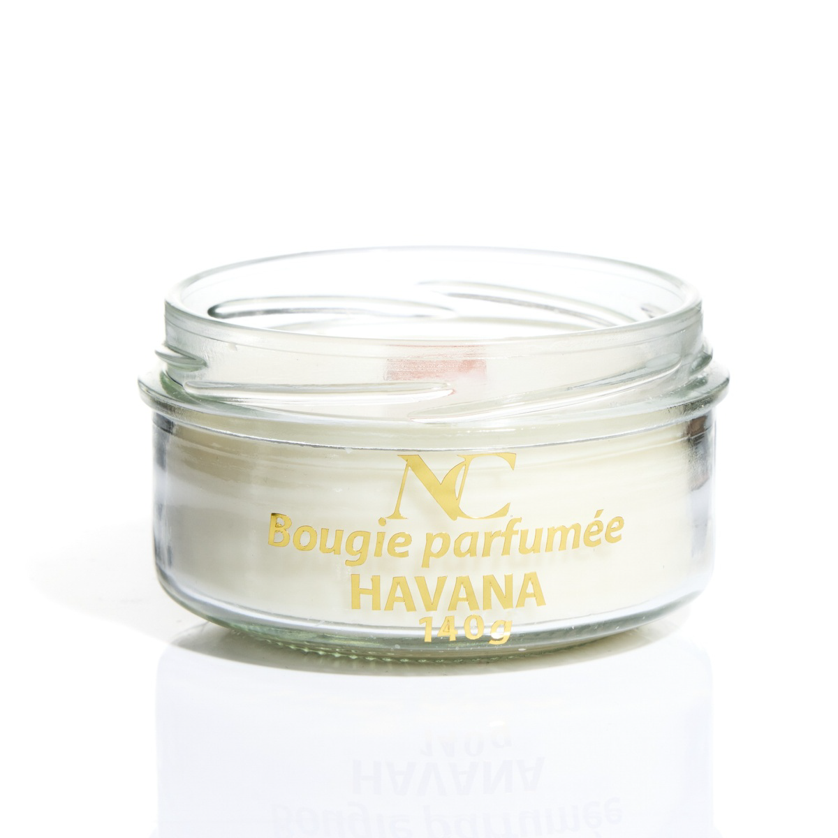 Bougie parfumée artisanale de 140g avec une mèche en bois crépitante, créée à partir de cire végétale et parfumée pour une atmosphère accueillante et écologique
