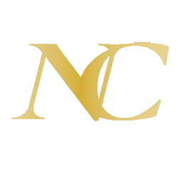 Logo doré de la marque NiceCandles - Bougies artisanales parfumées fabriquées à la main à Nice