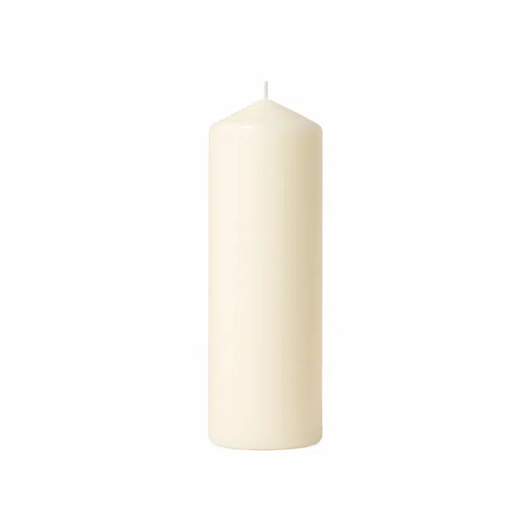 cierge artisanal 60 x 150 mm en cire végétale