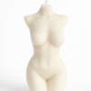 Bougie décorative en forme de silhouette féminine, cire végétale naturelle, design artistique et minimaliste