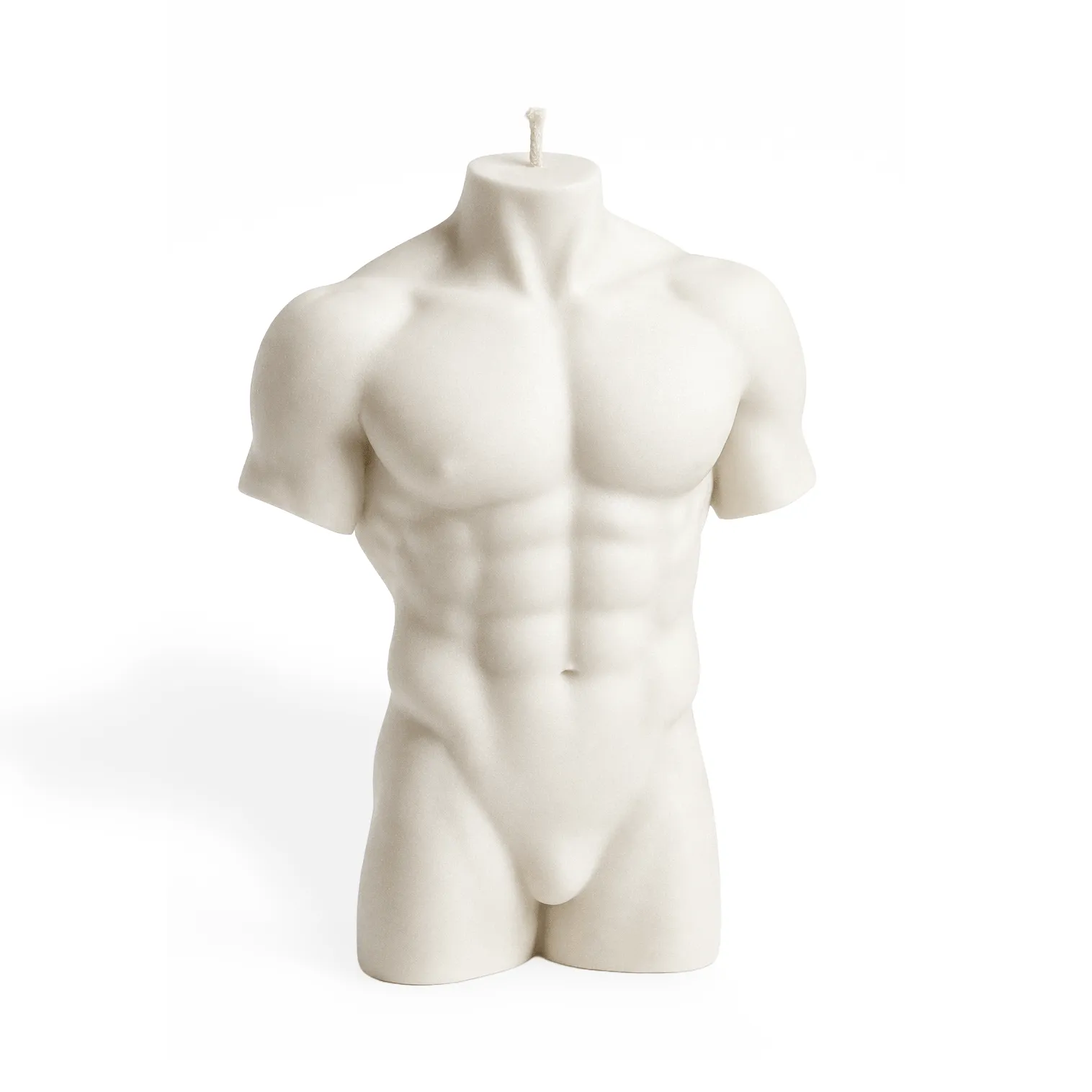 Bougie sculpturale Homme en cire végétale – force, lignes et élégance