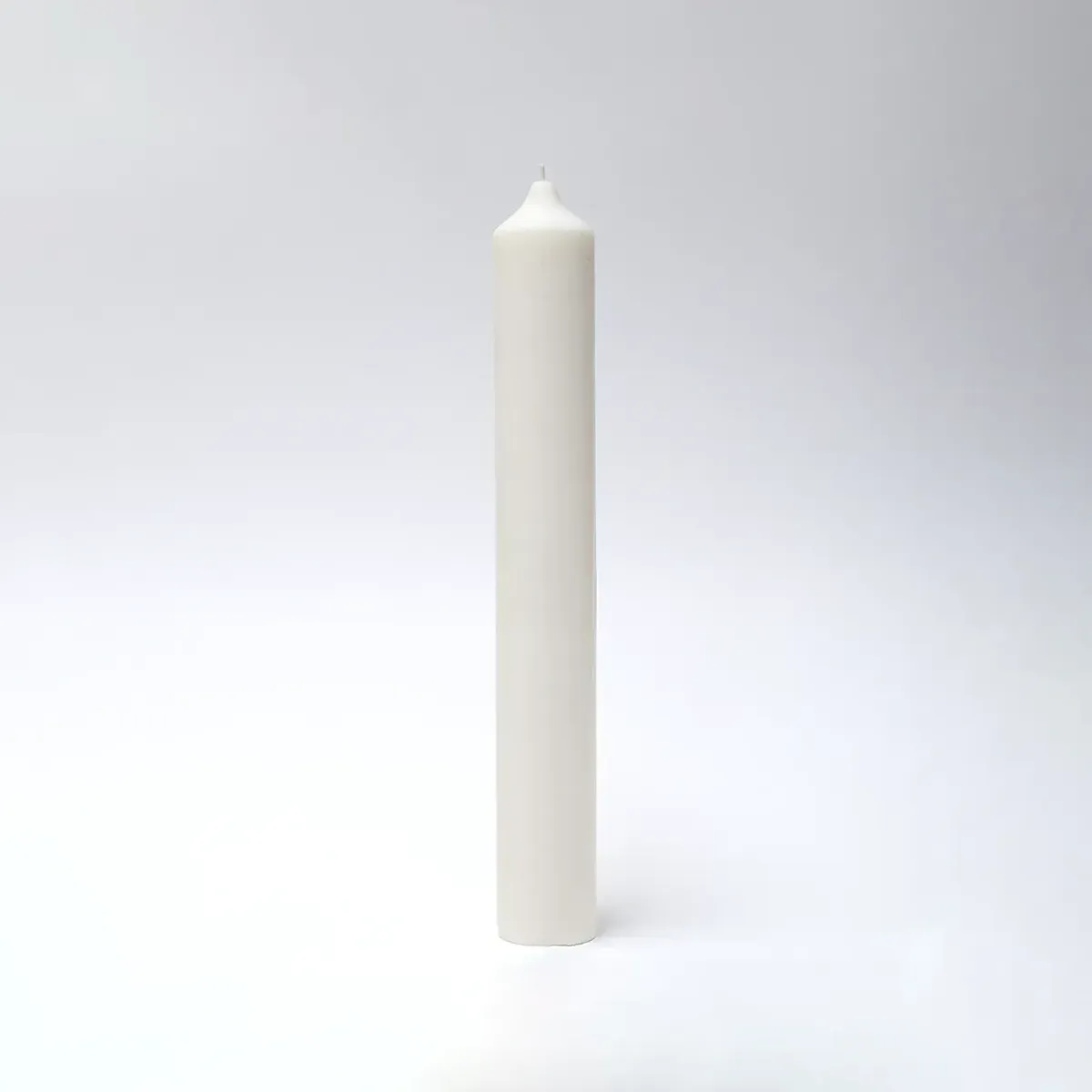 cierge artisanal 30 cm en cire végétale 40 mm pour photophore