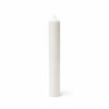 Cierge artisanal 25 cm pour table en cire végétale vue produit fond blanc