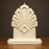 Bougie sur mesure forme Art deco cire vegetale Fabrication d’un moule pour bougies sur mesure – Artisanat et technologie au service de votre imagination